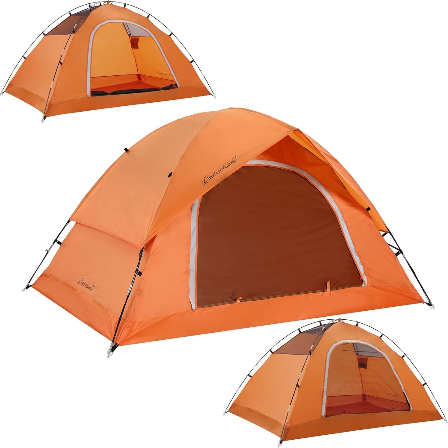Vela Camping Tent for 2 Person, 4 Person, 6 Person - Waterproof Two Person Tents for Camping, Small Easy up Tent for Family, Outdoor, Kids, Scouts in All Weather and All Season by Clostnature