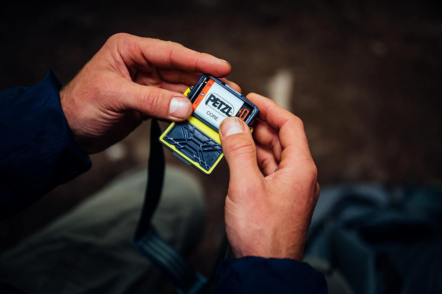 PETZL Tikka Headlamp - Compact 350 Lumen Light with Red Lighting, for Hiking, Climbing, Running, and Camping - Grey