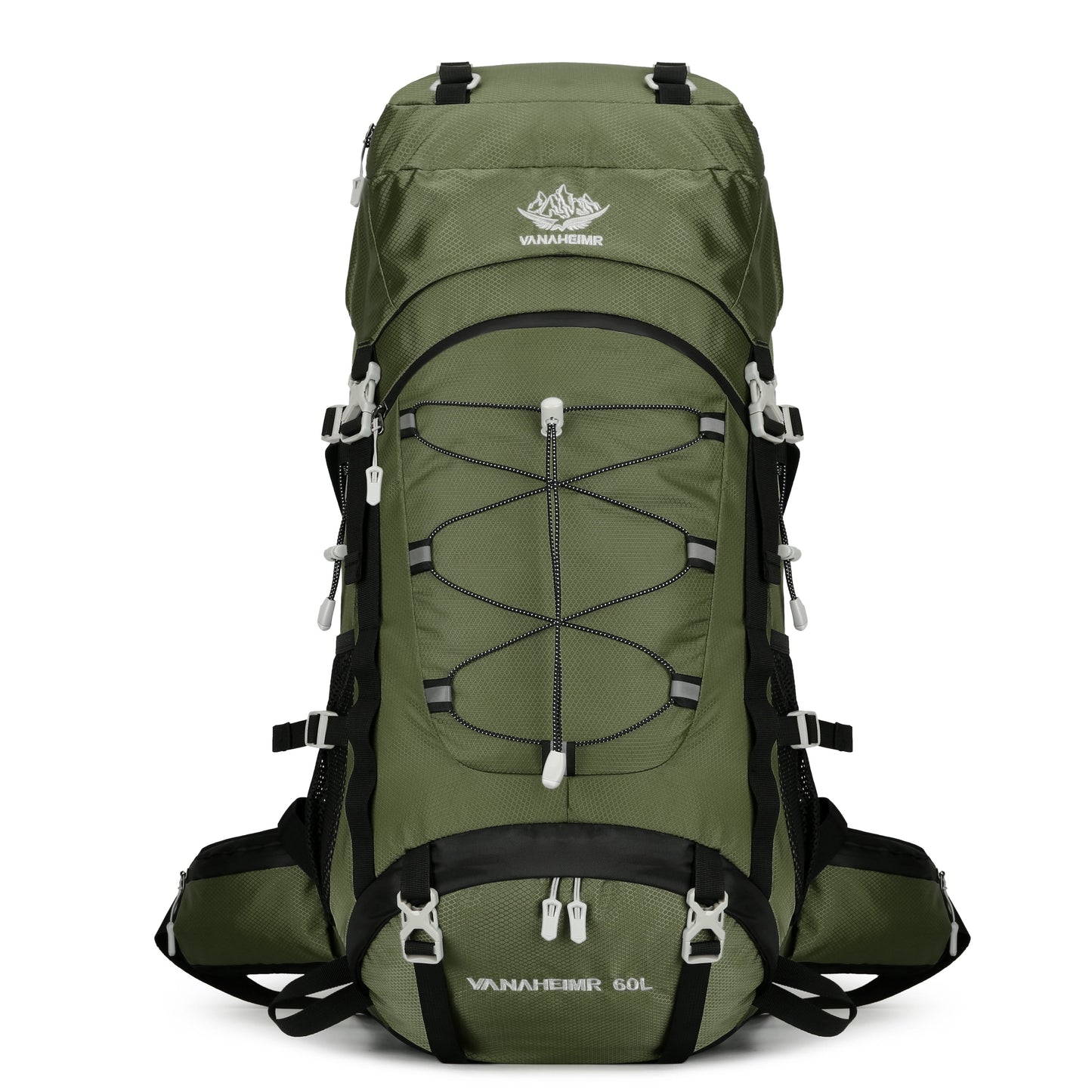 60L Travel Hiking Camping Backpack with Rain Cover, Backpack Water Resistant,Climbing Backpack for Men Women