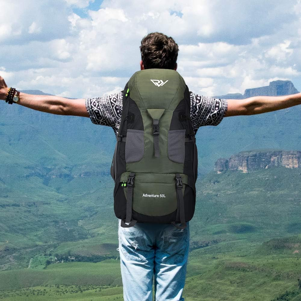 Hiking Backpack, 50L Camping Lightweight Bag for Outdoor