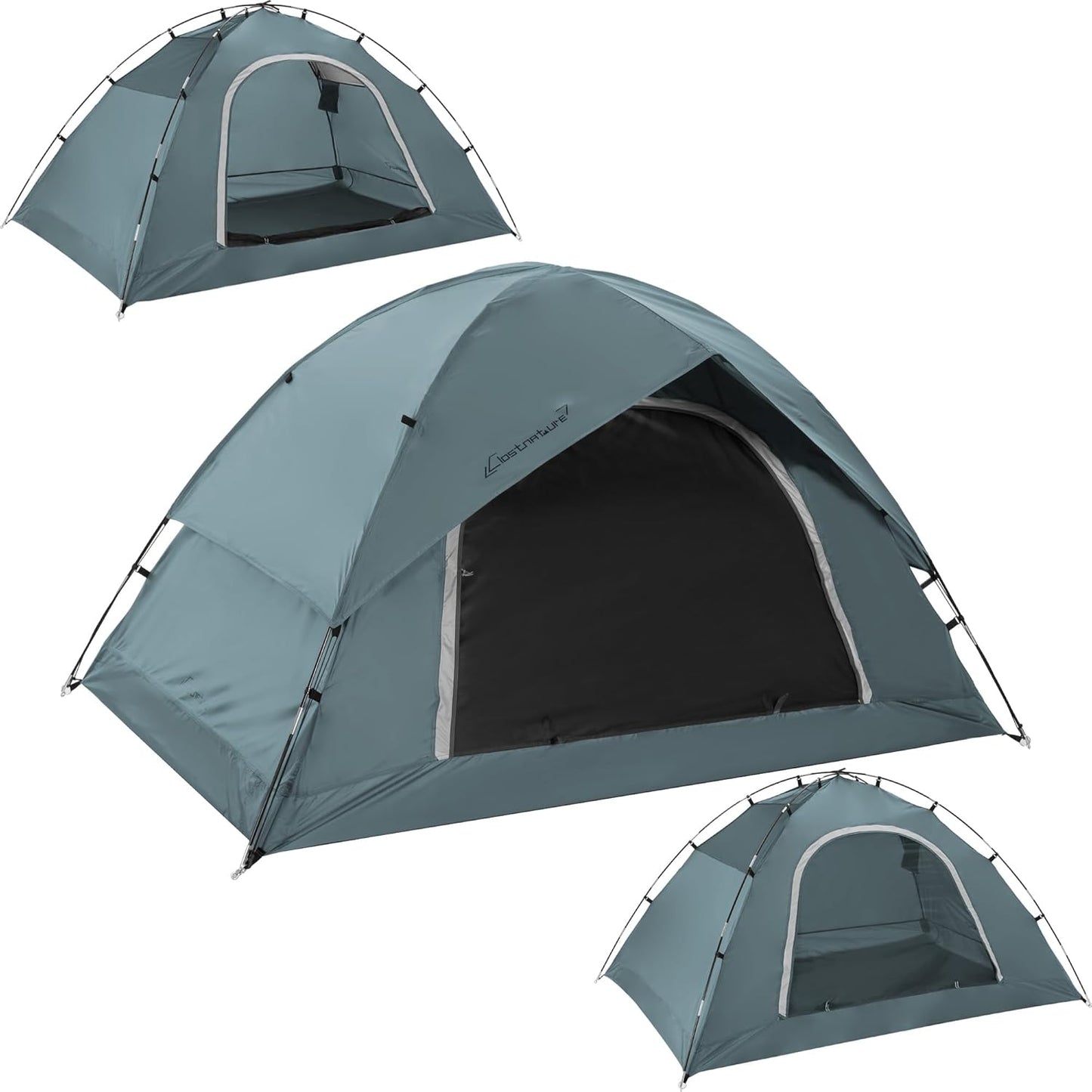 Vela Camping Tent for 2 Person, 4 Person, 6 Person - Waterproof Two Person Tents for Camping, Small Easy up Tent for Family, Outdoor, Kids, Scouts in All Weather and All Season by Clostnature