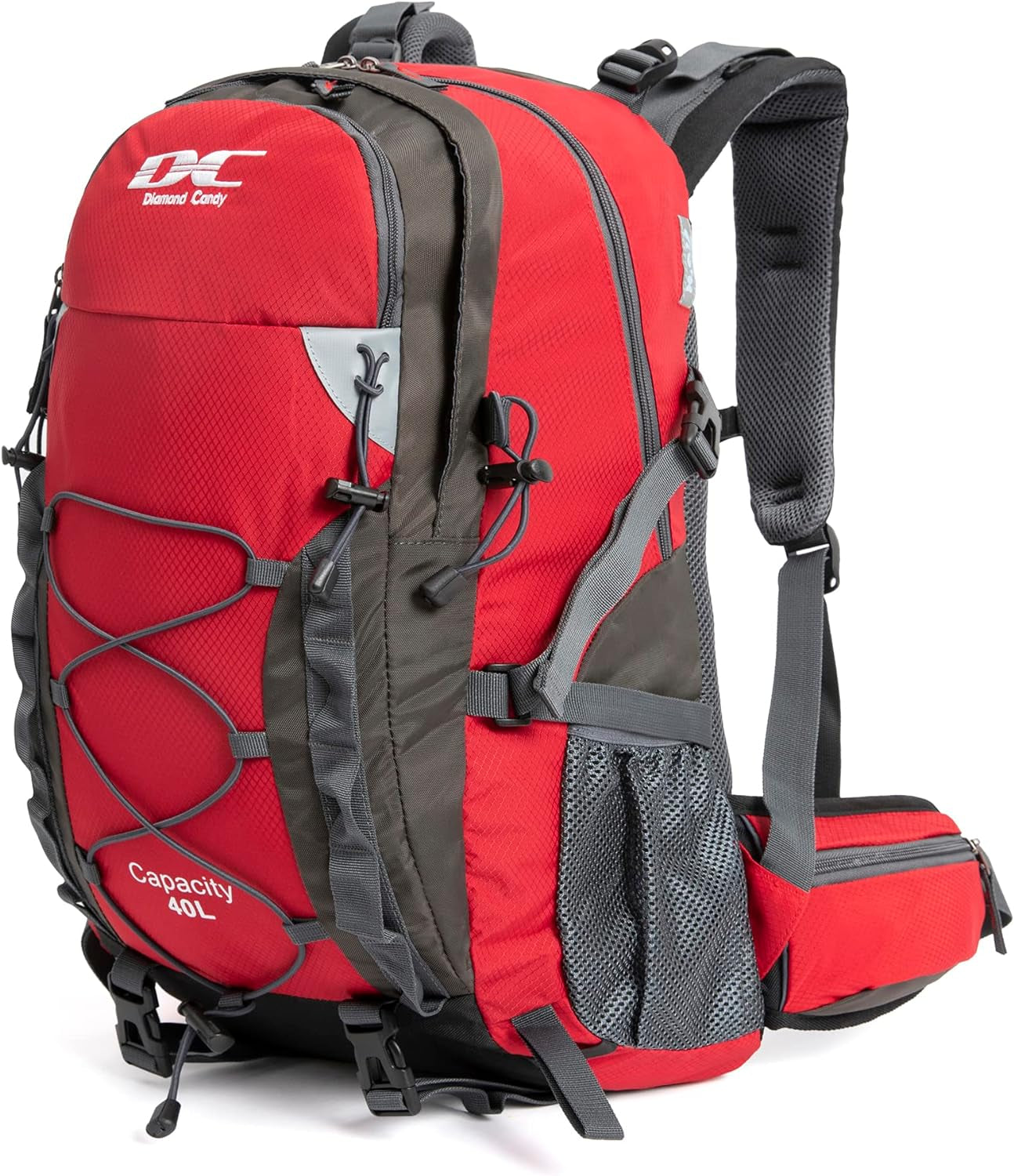Diamond Candy Waterproof Hiking Backpack for Men and Women, Lightweight Day Pack for Travel Camping