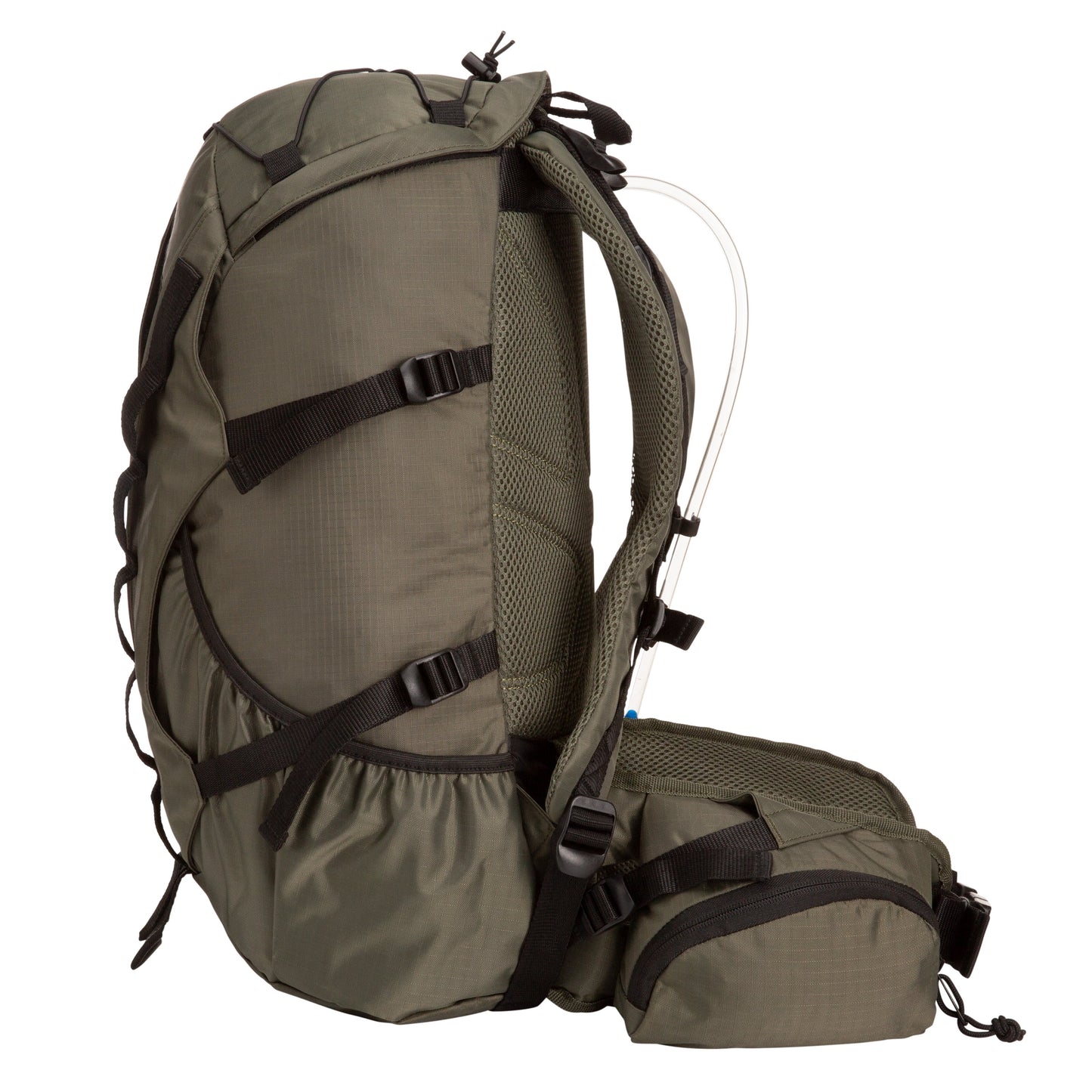 Outdoor Products Big Sur 28 L Hydration Backpack, with 1 3-Liter Reservoir, Internal Frame, Green