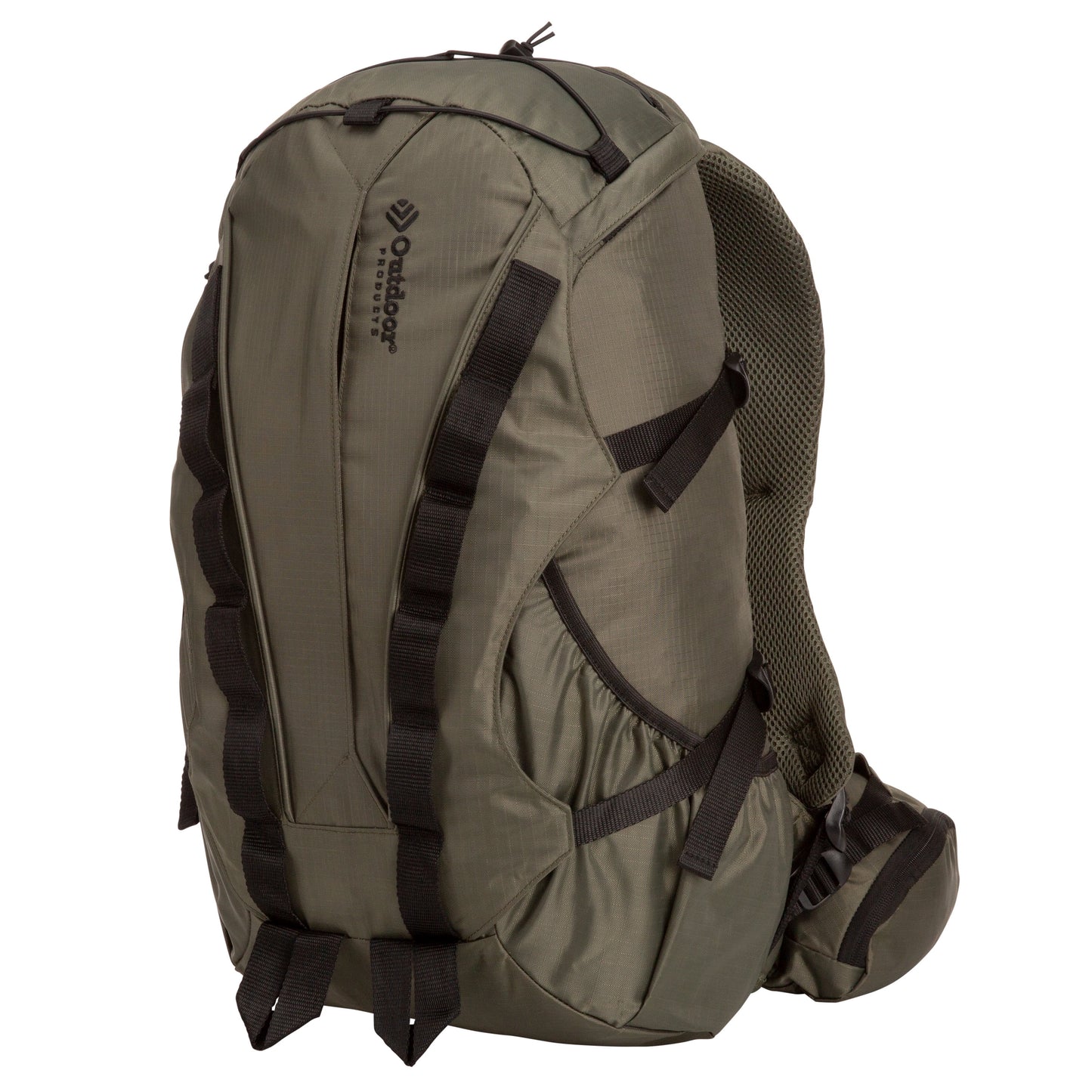 Outdoor Products Big Sur 28 L Hydration Backpack, with 1 3-Liter Reservoir, Internal Frame, Green