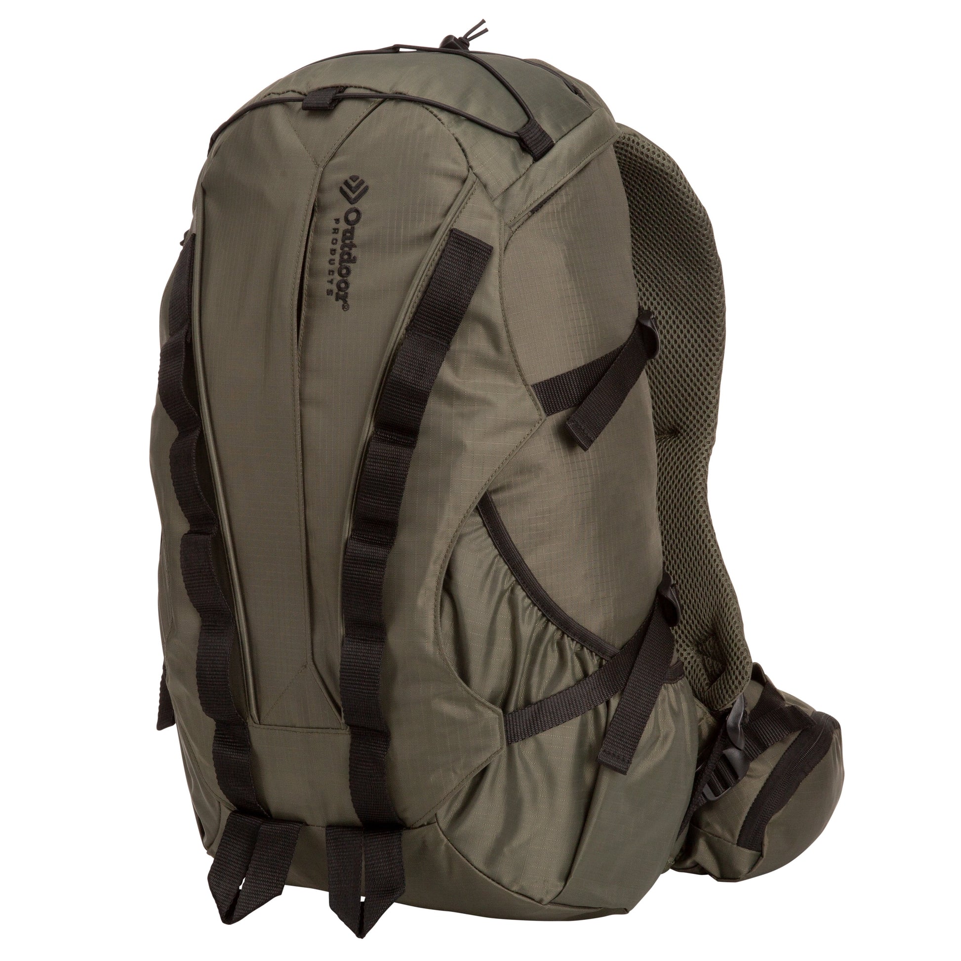 Outdoor Products Big Sur 28 L Hydration Backpack, with 1 3-Liter Reservoir, Internal Frame, Green