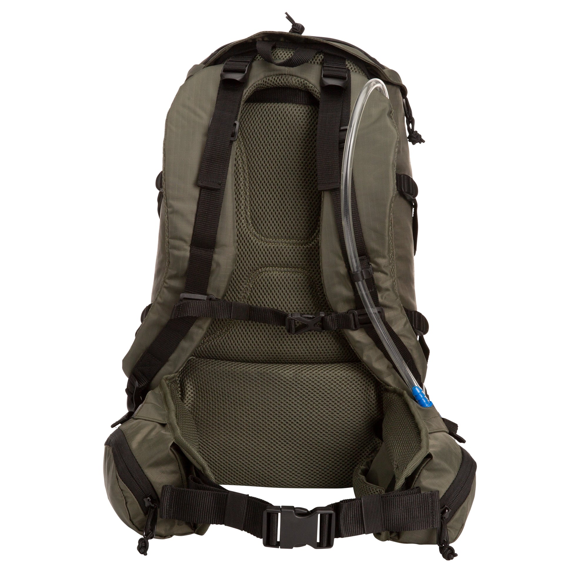 Outdoor Products Big Sur 28 L Hydration Backpack, with 1 3-Liter Reservoir, Internal Frame, Green