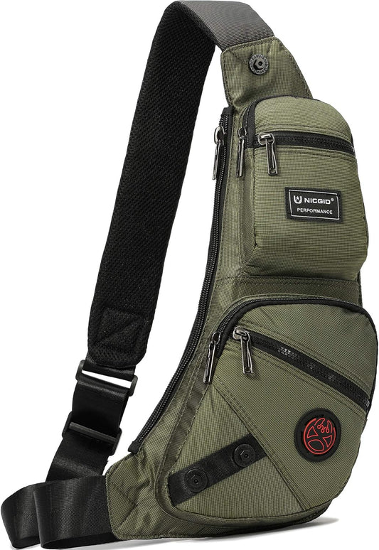 NICGID Sling Bag Chest Shoulder Backpack Crossbody Bags Casual Daypack for Men Women